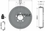 TEXTAR Tambur frana TEXTAR 94046300 (94046300) - automobilus