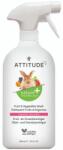  Attitude Illatmentes gyümölcs- és zöldségtisztító spray-vel, 800 ml