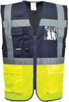 Portwest Vesta reflectorizanta Warsaw Hi-Vis contrast executive - Portwest C276 - Galben/Navy, L (C276YNRL)