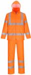 Portwest Costum de ploaie complet impermeabil, respirabilitate crescuta, usor de impachetat - Portwest H448 - portocaliu, L (H448ORRL)