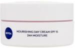 Nivea Nourishing Day Cream SPF15 tápláló nappali arckrém fényvédelemmel száraz bőrre 50 ml nőknek