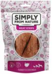 Simply from Nature Meat Strips Snack caini, curcan si nuca de cocos 80 g