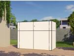 Bertilo HPL Sideboard kerti szekrény 155 cm x 75 cm x 116 cm Fehér FSC