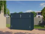Bertilo HPL Sideboard kerti szekrény 155 cm x 75 cm x 116 cm Antracit FSC