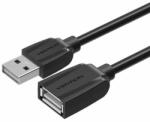 Vention Cablu prelungitor USB 2.0 Vention VAS-A44-B150 1, 5 m Negru (VAS-A44-B150)