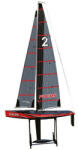 AMEWI RC Segelyacht Focus III Racing távirányítós vitorlás hajó - Piros (26106)