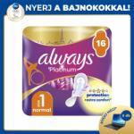 Always Platinum Normal Szárnyas Egészségügyi Betét, 16 db - bevasarlas