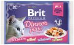 Brit Premium Cat Dinner Plate in Jelly tin 12 x (4 x 85 g) konzerv