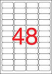 APLI Etikett, 45, 7x21, 2 mm, biztonsági, kerekített sarkú, APLI, 480 etikett/csomag, APLI (LCA11272)
