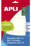 APLI Etikett, 20x50 mm, kézzel írható, kerekített sarkú, APLI, 150 etikett/csomag, APLI (LCA1642)