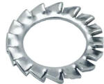  külső fogazású alátét 3, 2 (6) mm (M3) (DIN 6798A, horganyzott)