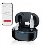 AudiSound Set aparate auditive digitale reincarcabile cu functie bluetooth Audisound W3, aplicatie smarphone, personalizare frecvente