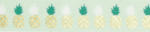  Folia mintás ragasztószalag (5m x 15mm) zöld, ananászos, Washi Tape (F26110)
