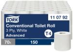 Tork Premium kistekercses WC papír T4 3 rétegű, fehér, 7x10 (19, 35 m) SCA110792