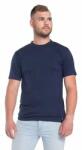 Sensor Tricou Merino cu mânecă scurtă pentru bărbați - albastru mărimi îmbrăcăminte L (2-09985-L)
