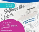 Herlitz S+S Silk Radír, fehér (H_2024_00606141)