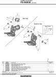 Shimano Claris R2000 tripla konzolos első váltó (EFDR2030F)