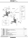 Shimano Tiagra 4700 konzolos első váltó (IFD4700F)