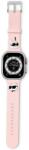 Karl Lagerfeld Strap KLAWMSLKCNP Apple Watch 38/40/41mm pink strap 3D Rubber Karl&Choupette Heads (KLAWMSLKCNP)