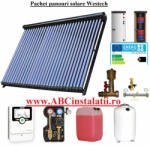 Westech Pachet panou solar Westech cu 90 tuburi vidate si boiler ACM 15-16 persoane