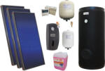 SUNSYSTEM Pachet solar premium, presurizat, 3x panou plan Sunsystem PК SL FP 2.0, Boiler cu 2 serpentine Fornello SOL 300 LT 2S, controller, vas expansiune solar, vas expansiune sanitar, grup pompare Fornello (