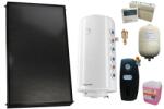 Fornello Pachet premium sistem solar presurizat, Panou solar plan Fornello 2.0 m2 SPFP, Boiler cu 2 serpentine Fornello Optima GCV7/4S 120 l, grup pompare, controller, vas expansiune, antigel, aerisitor 1/2 (P