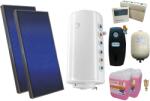 SUNSYSTEM Pachet sistem solar presurizat, 2 x panou Sunsystem PК SL FP 2.0, Boiler 2 serpentine 150 litri, controller, vas expansiune, grup pompare, aerisitor 1/2, antigel (2xPKSLFP-2.0-GCV150)