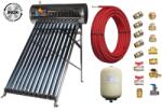 Fornello Pachet panou solar presurizat compact FORNELLO SPP-470-H58/1800-12-c cu 12 tuburi vidate de tip heat pipe si boiler din inox de 109 litri, Teava, Vas Expansiune si Fitinguri montaj (PA-SPP-12-C)