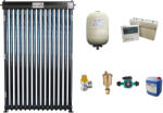 Fornello Pachet Economic Sistem solar presurizat, panou Fornello 15 Tuburi Heat Pipe, pompa 25-60, controller, vas expansiune, antigel, supapa 1/2, aerisitor 1/2 (sistemeconsolar15tubfaraboiler)