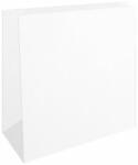 Tasak redõs-talpas tasak 50x55x10cm, kraft fehér - tonerpiac