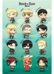 Abysse Corp Attack on Titan "Chibi characters" 91, 5x61 cm poszter (FP3749) - bestbyte