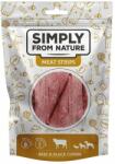 Simply from Nature Meat Strips Fasii carne vita cu nigella pentru caini 80 g