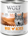 Wolf of Wilderness 12x800g 11 + 1 ingyen! Wolf of Wilderness nedves kutyatáp - Wide Acres csirke