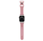 Hello Kitty Liquid Silicone Kitty Head Logo Apple watch szíj, 38/40mm, rózsaszín (HKAWMSCHBLP)