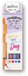 Pentel Marker caligrafic Brush Pen ultra fin Touch 4 buc/set Pentel PESES154COL (PESES154COL)