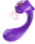 SuperLove Raya G-Spot Sucking Dual Vibrator Purple Vibrator