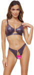 Cottelli Collection Crotchless Wet Look Set 2214580 Purple M