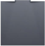 Laufen NIA Zuhanytálca, Marbond kompozit anyagból, négyzet alakú, lefolyó a falon belül, Antracit H2100300780001 (H2100300780001)