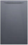 Laufen LAUFEN PRO S Zuhanytálca, Marbond kompozit anyagból, négyszögletes, egyenes lefolyó a rövid oldalon, Antracit H2111820780001 (H2111820780001)