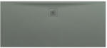 Laufen LAUFEN PRO Zuhanytálca, Marbond kompozit anyagból, extra lapos, téglalap alakú, kivezetés a hosszú oldalon, Matt Beton H2139560790001 (H2139560790001)