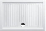 Laufen MERANO E Kerámia zuhanytálca, 120*80 cm, 5, 5 cm vastag, lefolyó hosszú oldalon, Fehér H8559586000001 (H8559586000001)