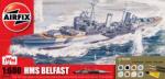 Airfix HMS Belfast Gift Set 1: 600 makett készlet festékkel és kiegészítőkkel (A50069) (A50069)