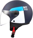 MT Helmets Casca moto deschisa MT STREET INBOARD C7 albastru-alb mat (MT1338A11273) - motozem - 252,90 RON