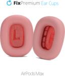 FixPremium Csere fülpárnák Apple AirPods Max fejhallgatóhoz (Eco-Leather), piros