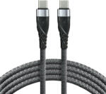 everActive USB-C - Type-C kábel PD 60w 2m Szürke