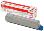 OKI C8600 Toner Magenta 6000 oldalra (43487710) - onlinepatron