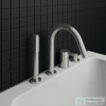 Ideal Standard JOY 4 üléses kádtöltő csaptelep zuhanyszettel, Silver storm BC789GN (BC789GN)