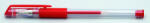  Zselés toll kupakos gumis fogó írásszín piros Sakota (50821)