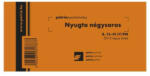  Nyugta Négysoros 50x2 Lapos Nyomell B. 15-41/v. R. Sz (nyomtb1541vrsz) - cartridge