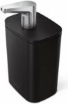 simplehuman szappan- és fertőtlenítőszer-adagoló Pulse - 473 ml, matt fekete acél